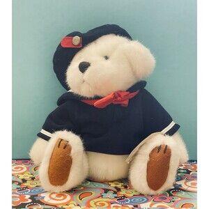 VTG 1996 Brass Button Bears Taylor Pickford Collection w/ Outfit Hat